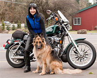 Christine Prapas and friend